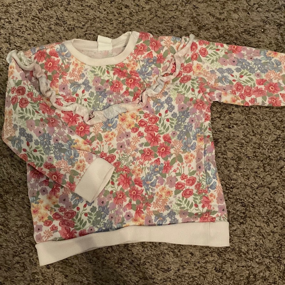 Floral sweater